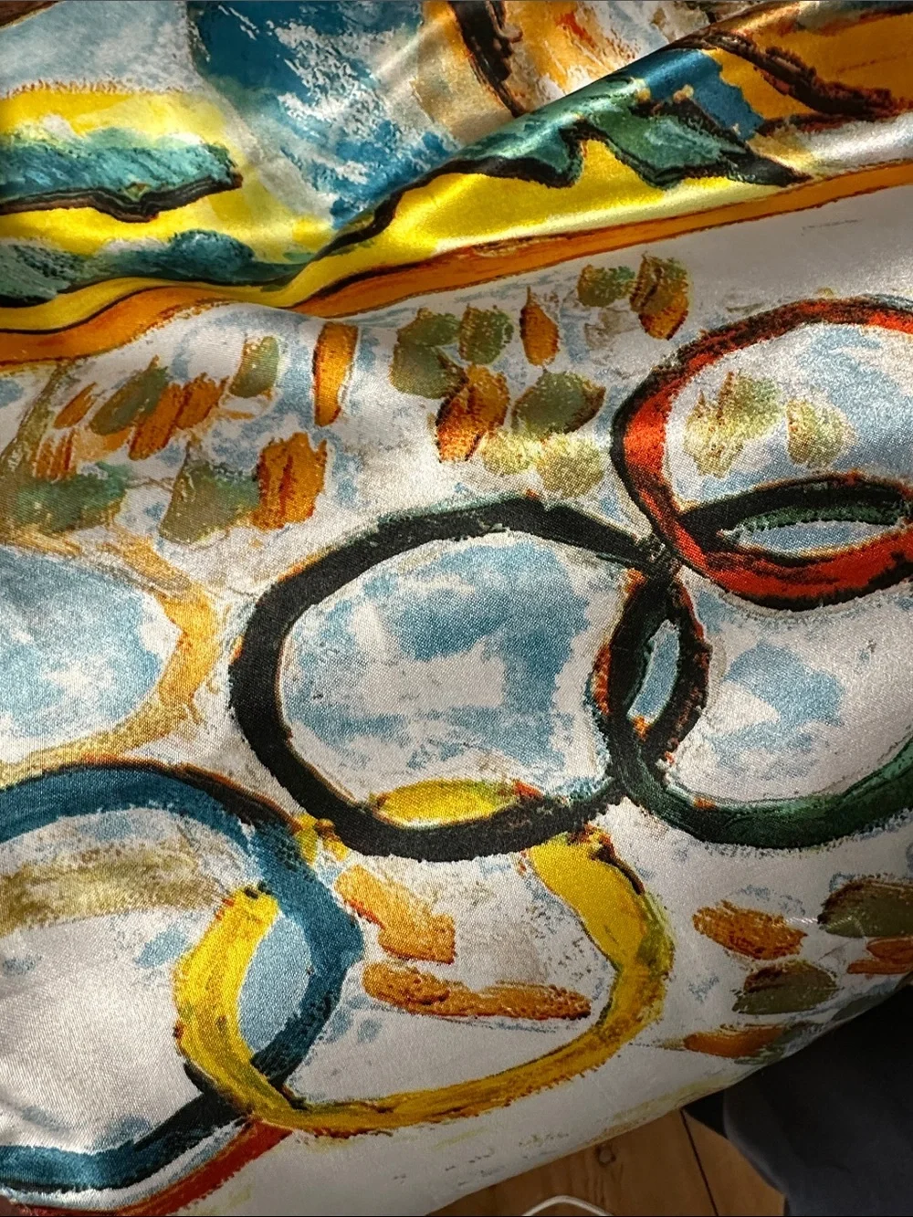 Mills Accesorios Scarf Tribute American 1964 Olympic Winner Billy Mills 2018 EUC